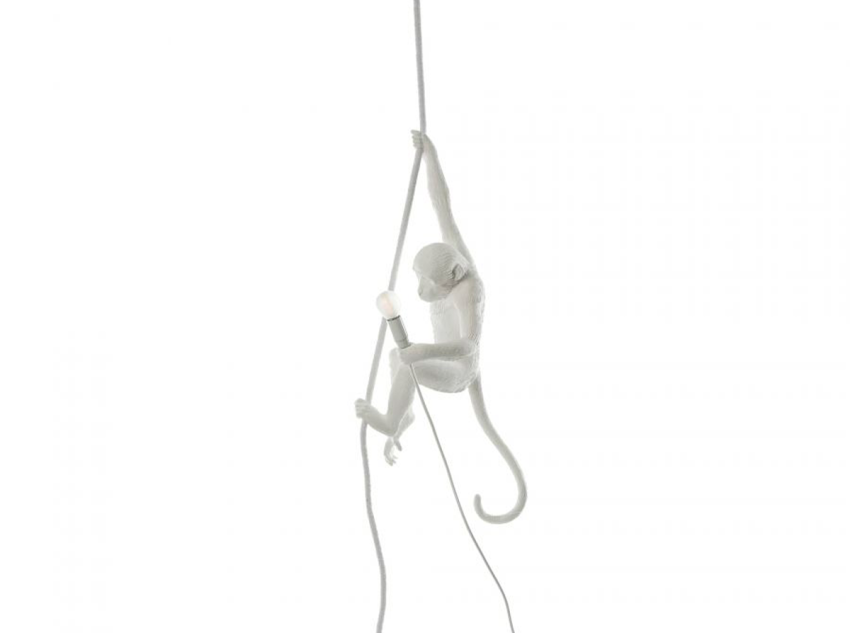 Светильник Monkey with rope, черный