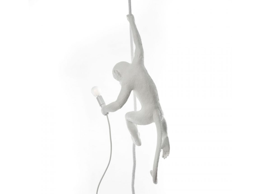 Светильник Monkey with rope, черный