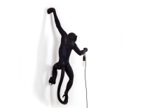 Настенный светильник Hanging left monkey, черный