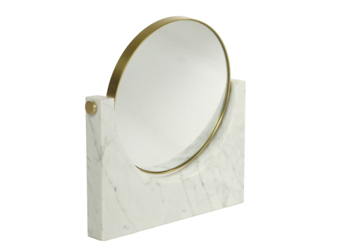 Настольное зеркало Pepe Marble, белое