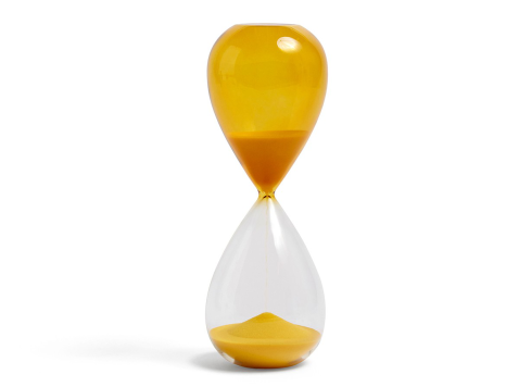 Песочные часы Time, большие, 30 min, желтые