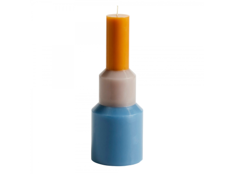 Свічка Pillar середня, блакитна