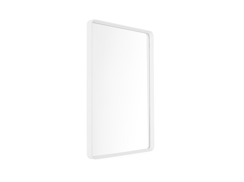 Настенное зеркало Norm, прямоугольное, белое