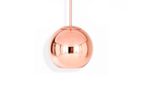 Светильник подвесной Copper round, 25, розовый хром