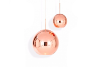 Светильник подвесной Copper round, 45, розовый хром