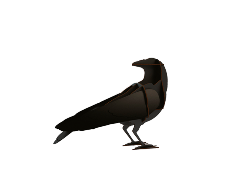 Декоративный элемент Landed Ravens, Gustave